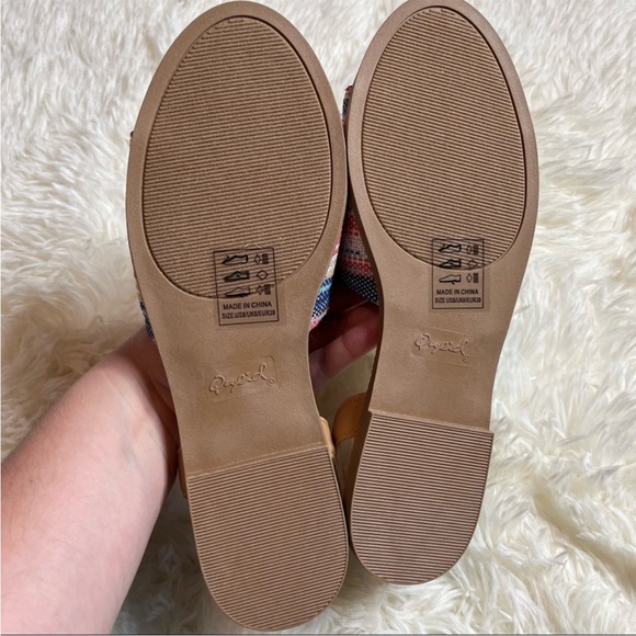 Qupid Desmond Slingback Sandal Blue Pink Size 6, 6.5, 7, 7.5, 8, 8.5, 9 - Picture 4 of 8